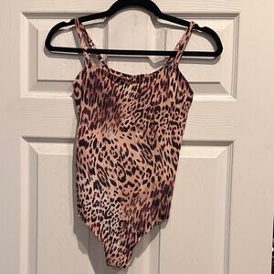 YITTY Leopard Print Women’s Bodysuit, Size Medium NWT